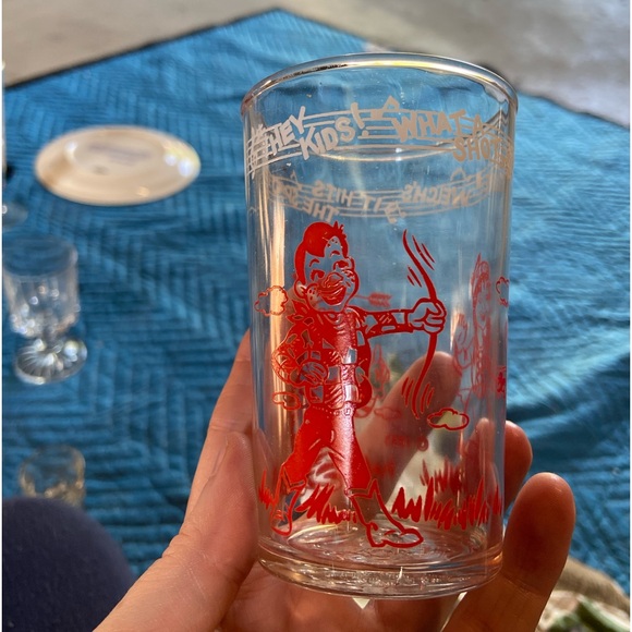 1950s Vintage “Hey Kids!” Welch’s Jam Jelly Jar Glass Memorabilia - Picture 9 of 11